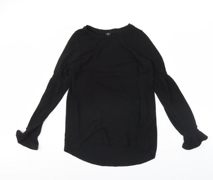 Womens UK Size 10 River Island Black Pullover Jumper