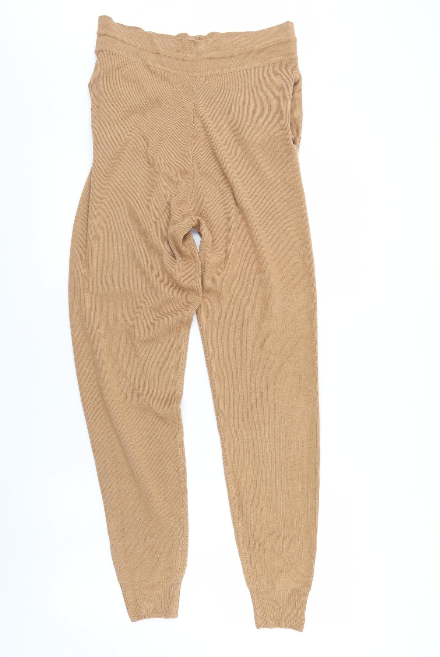 Womens UK Size S Boohoo Regular Fit Jogger Brown Trousers
