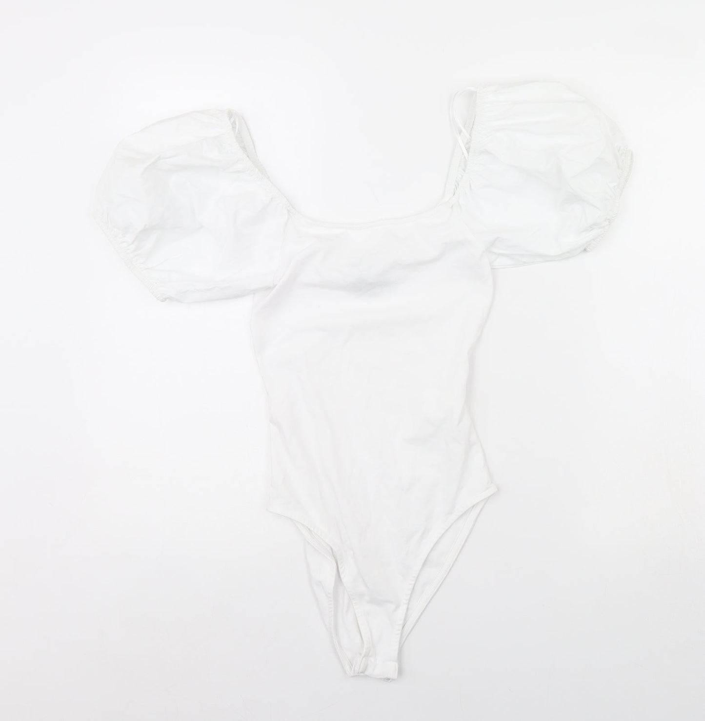 Primark Womens White   Bodysuit One-Piece Size XS