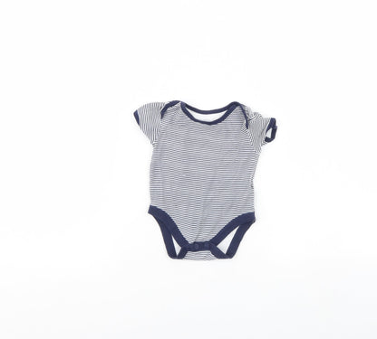 George Baby White Striped  Babygrow One-Piece Size 3-6 Months