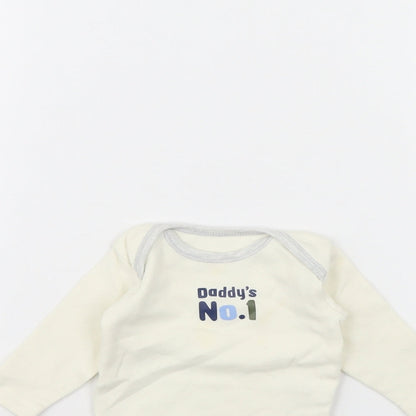 Nutmeg Baby Yellow   Babygrow One-Piece Size 0-3 Months  - daddy's No1