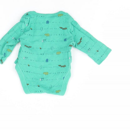 Primark Baby Green Spotted  Babygrow One-Piece Size 0-3 Months