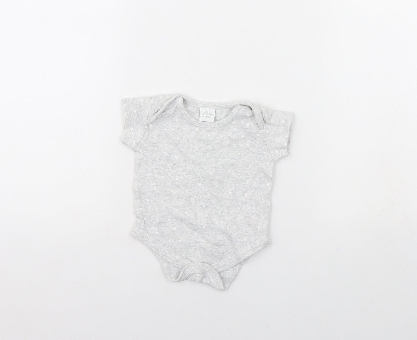 Disney Baby Grey Spotted  Babygrow One-Piece Size 0-3 Months  - Disney