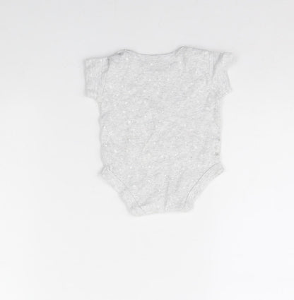 Disney Baby Grey Spotted  Babygrow One-Piece Size 0-3 Months  - Disney