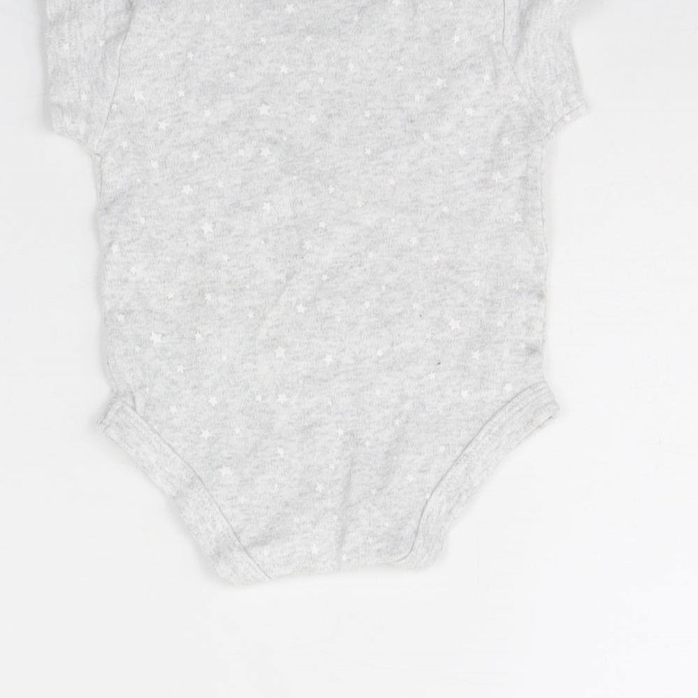 Disney Baby Grey Spotted  Babygrow One-Piece Size 0-3 Months  - Disney