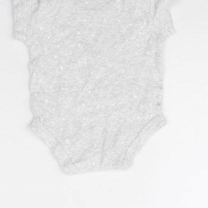 Disney Baby Grey Spotted  Babygrow One-Piece Size 0-3 Months  - Disney