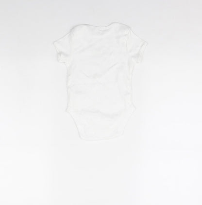 Primark Baby White   Babygrow One-Piece Size 9-12 Months  - my dad is the best