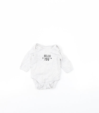 Primark Baby Grey   Babygrow One-Piece Size 0-3 Months