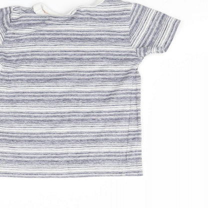 NEXT Baby Blue Spotted  Basic T-Shirt Size 12 Months