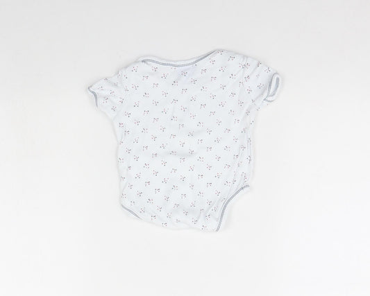 Bebe Bonito Baby White Flecked  Babygrow One-Piece Size 3-6 Months