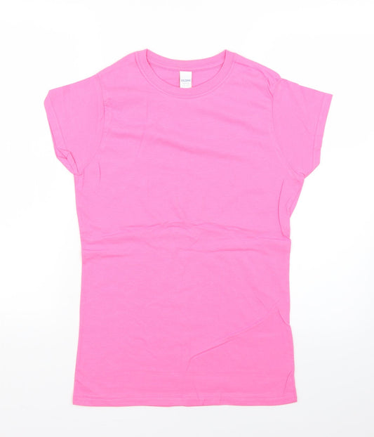 Gildan Womens Pink   Basic T-Shirt Size M