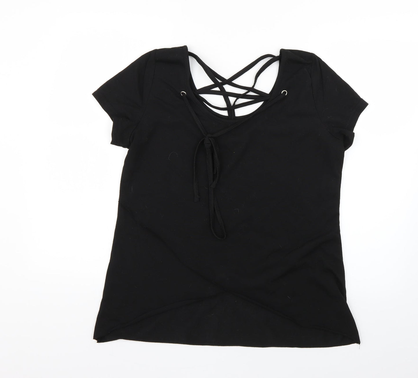 fancy cube Womens Black   Basic T-Shirt Size XL