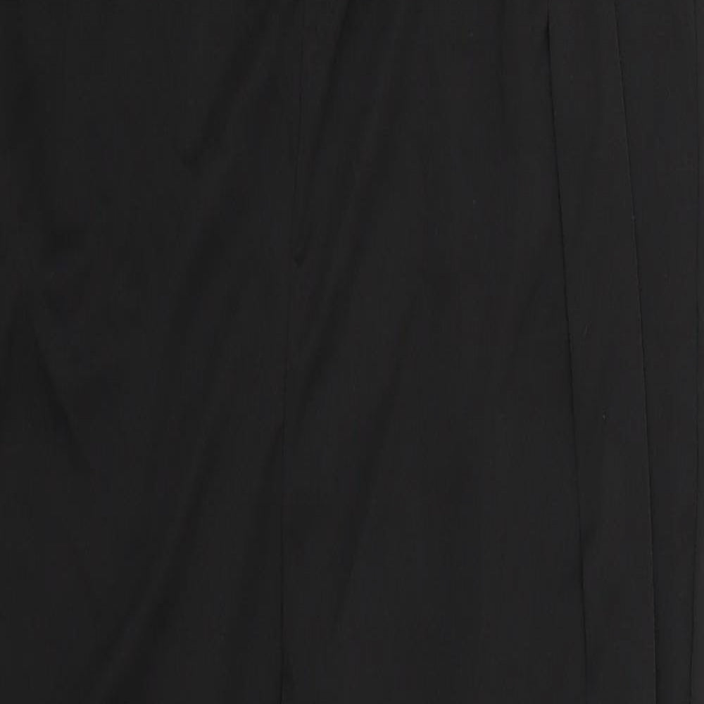 Womens UK Size XL Preworn Regular Fit  Black Trousers