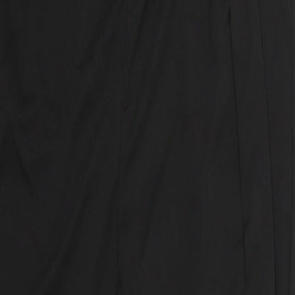 Womens UK Size XL Preworn Regular Fit  Black Trousers