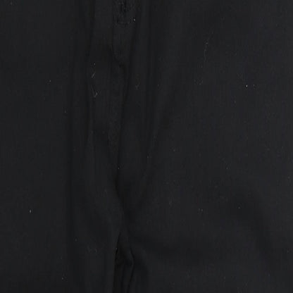 Mens UK Size XL Preworn Regular Fit Straight Black Jeans