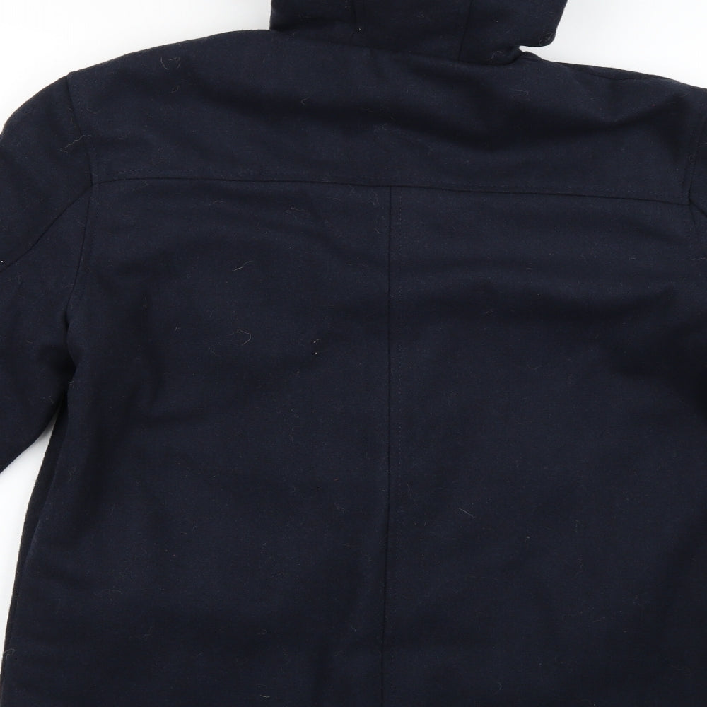 Womens UK Size M tg Blue Overcoat