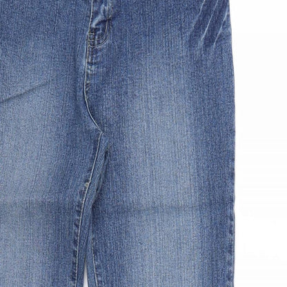 Swallow jeans Womens Blue Geometric  Skinny Jeans Size 2XL L31 in