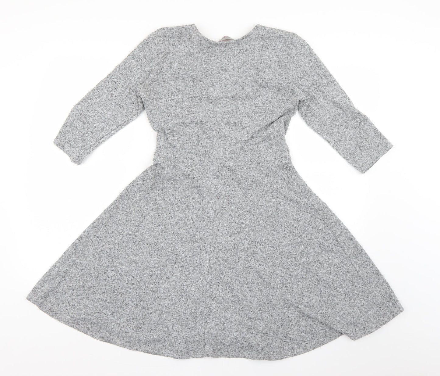 Dorothy Perkins Womens Grey   Fit & Flare  Size 8