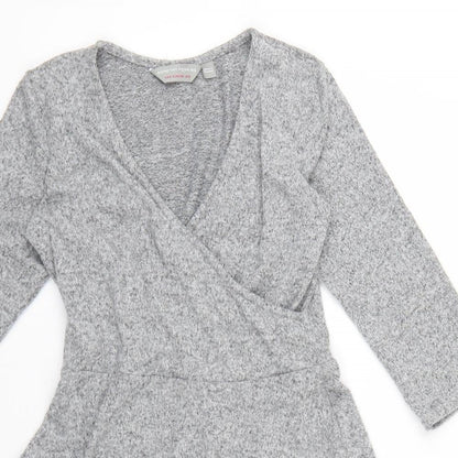 Dorothy Perkins Womens Grey   Fit & Flare  Size 8