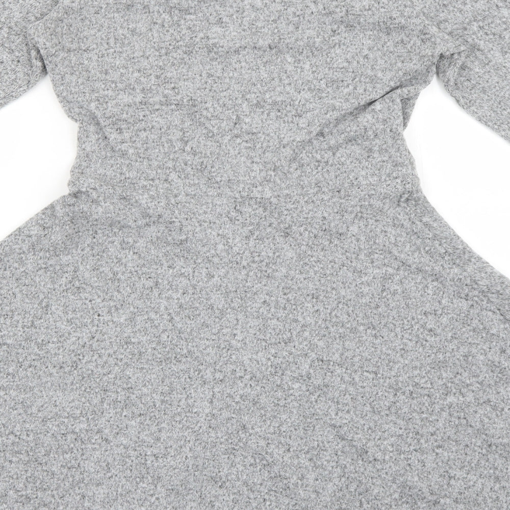 Dorothy Perkins Womens Grey   Fit & Flare  Size 8