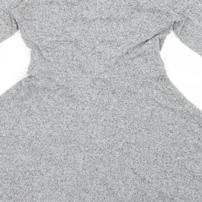 Dorothy Perkins Womens Grey   Fit & Flare  Size 8