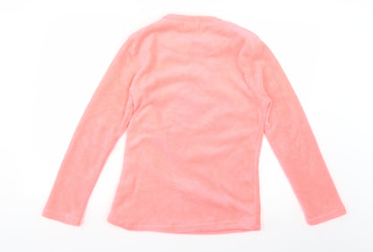 lov to lounge Womens Pink Geometric  Top Pyjama Top Size 6