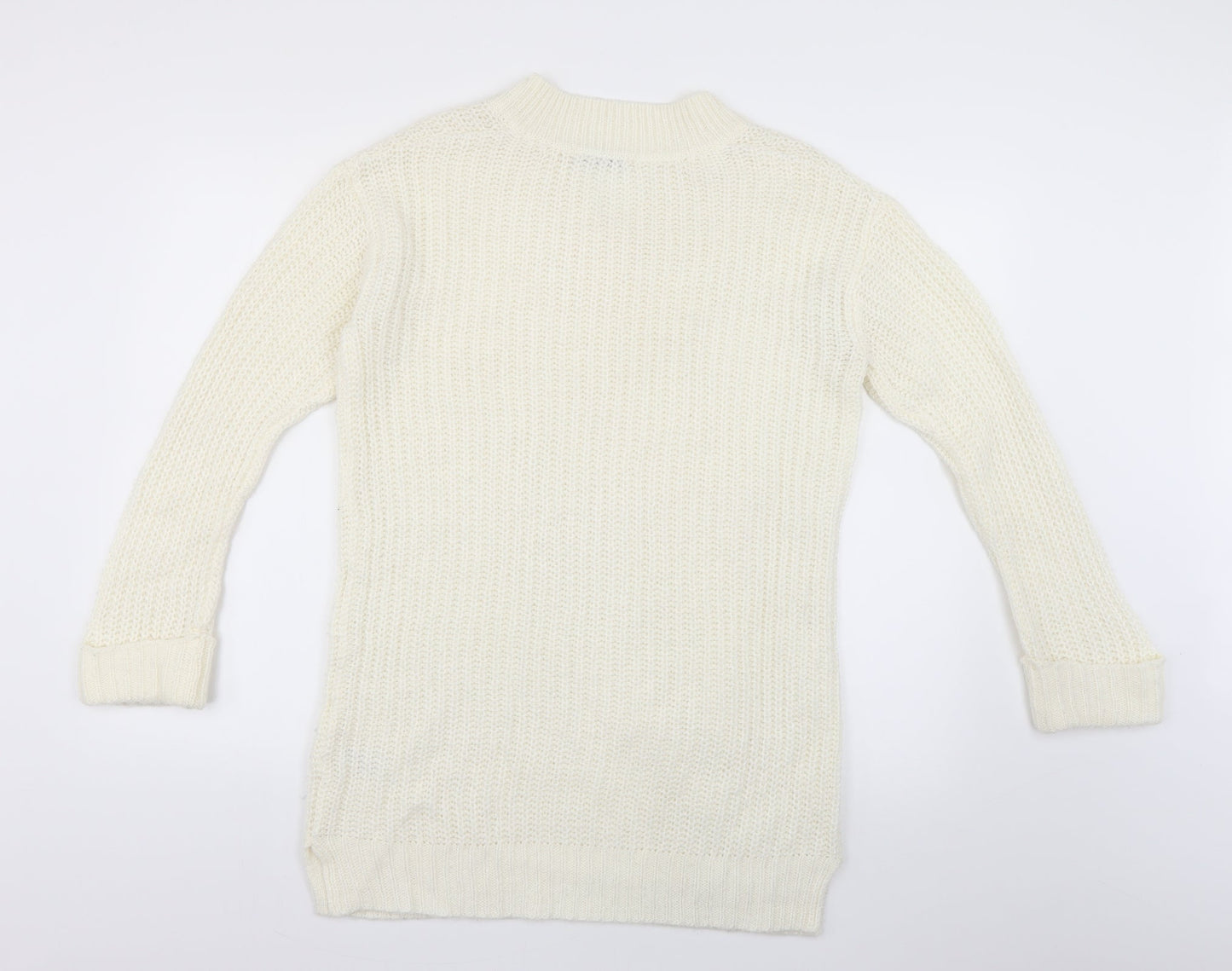 George Womens Silver   Pullover Jumper Size 8