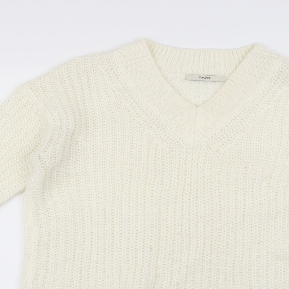 George Womens Silver   Pullover Jumper Size 8