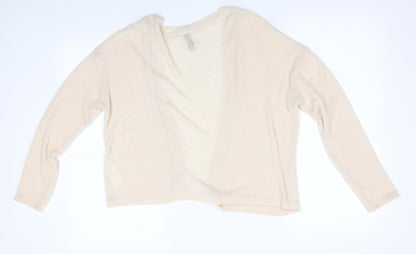 Womens UK Size 10 Divided Pink Cardigan Jumper
