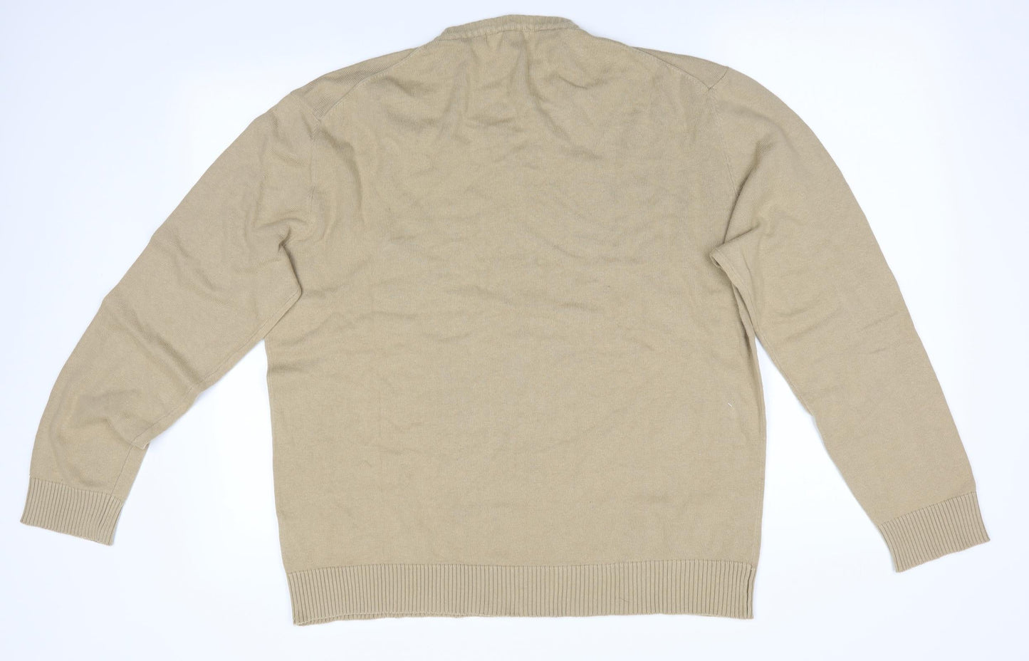 Simon Clarke Mens Beige   Pullover Jumper Size XL