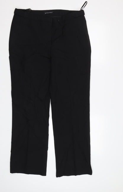 Peacocs Womens Black   Dress Pants Trousers Size 14 L31 in