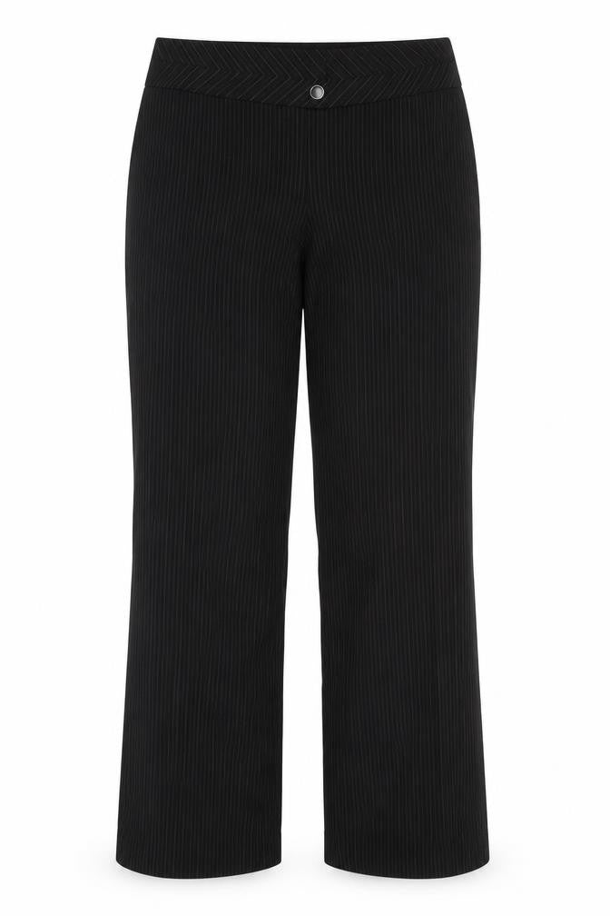 Womens UK Size 14 Debenhams Regular Fit Dress Pants Black Trousers