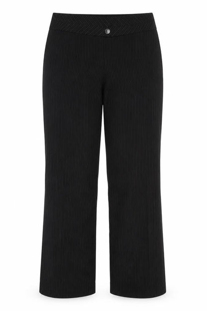 Womens UK Size 14 Debenhams Regular Fit Dress Pants Black Trousers