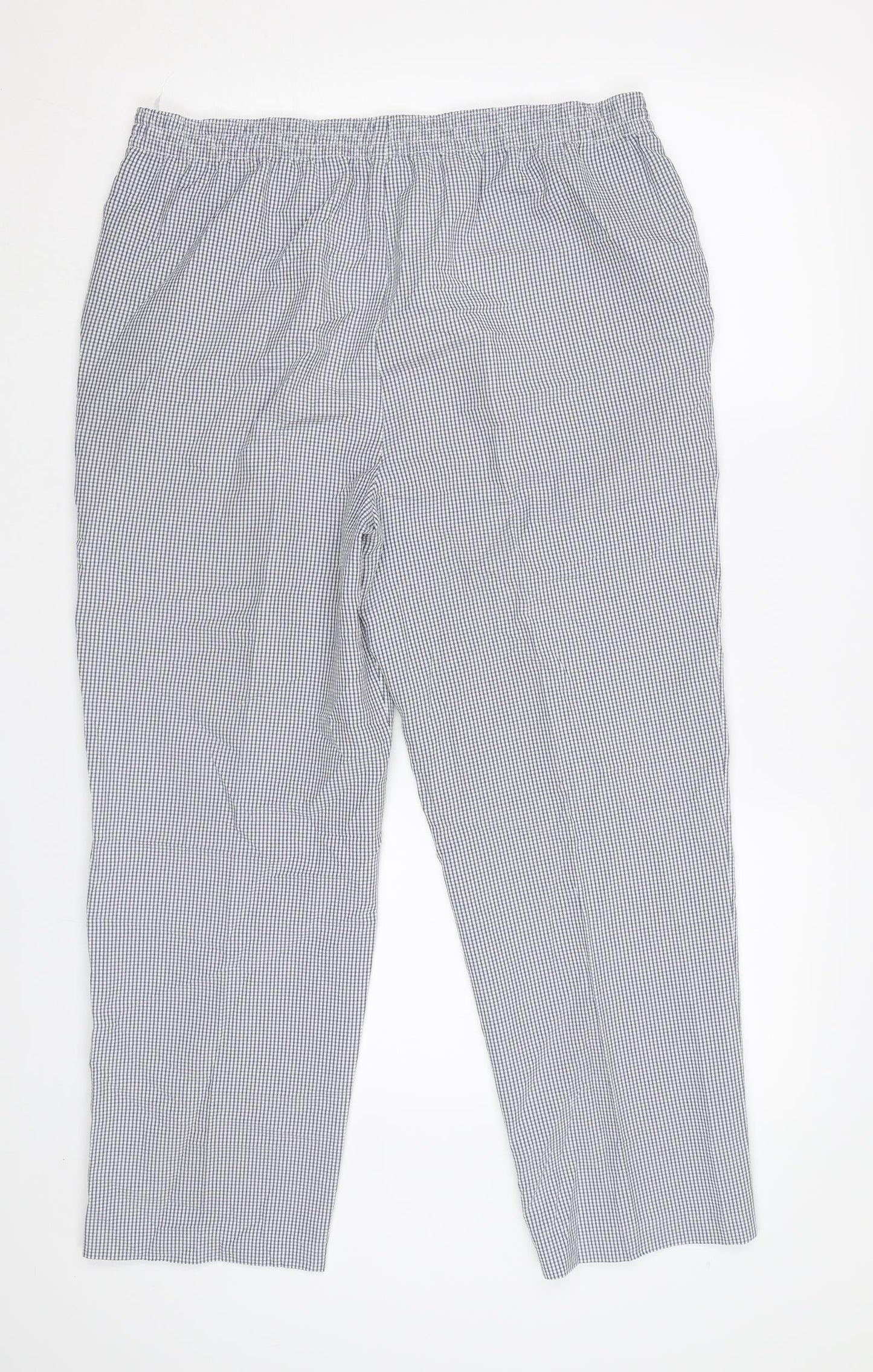 Womens UK Size 14 M&S Regular Fit  Blue Trousers