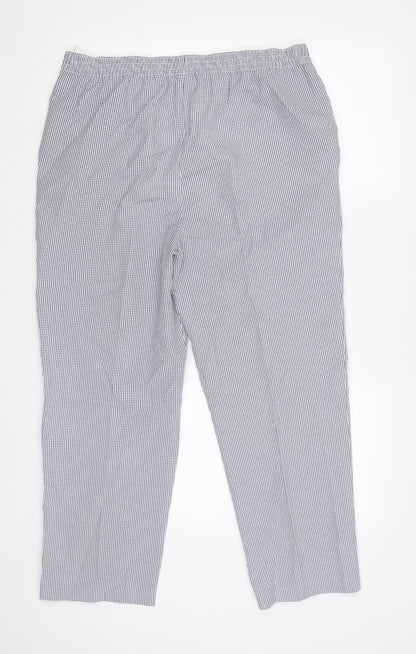 Womens UK Size 14 M&S Regular Fit  Blue Trousers