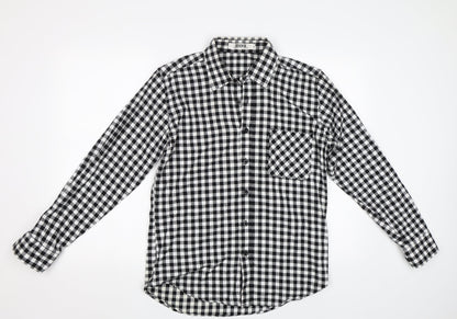 Mens UK Size L Ochenta Black  Button-Up Long Sleeve Casual Shirt