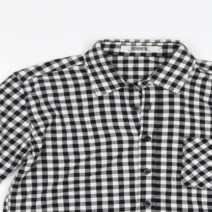 Mens UK Size L Ochenta Black  Button-Up Long Sleeve Casual Shirt