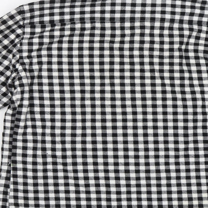 Mens UK Size L Ochenta Black  Button-Up Long Sleeve Casual Shirt
