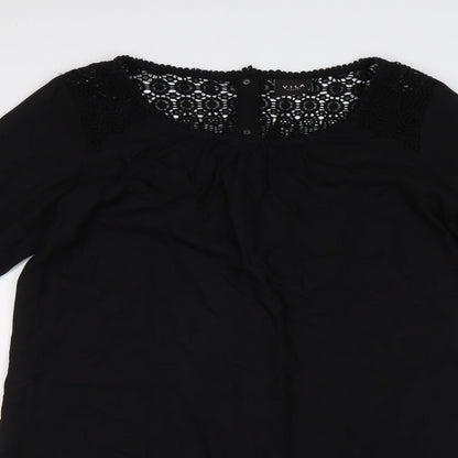 VILA Womens Black   A-Line  Size S