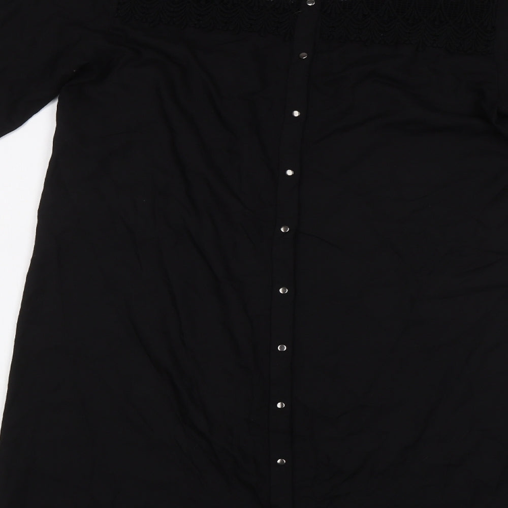 VILA Womens Black   A-Line  Size S