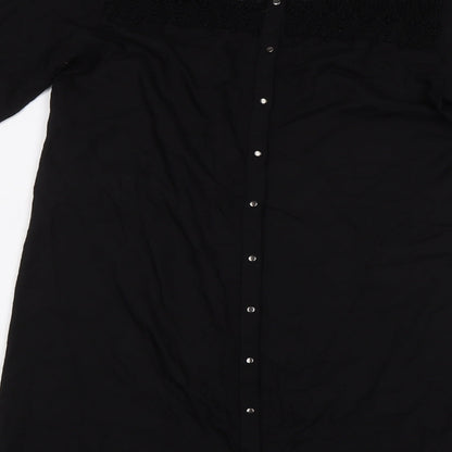 VILA Womens Black   A-Line  Size S
