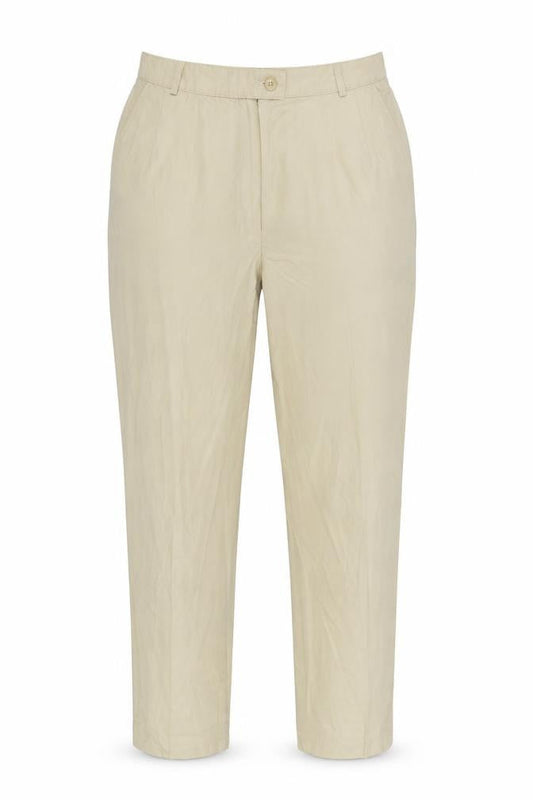 Womens UK Size 12 Bianca Regular Fit  Beige Trousers