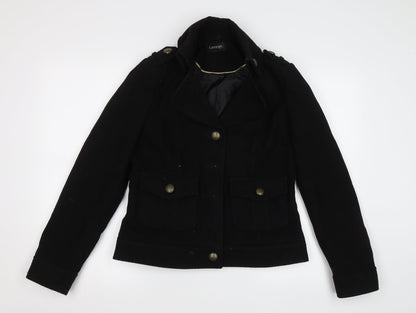 George Womens Black   Pea Coat Jacket Size 10
