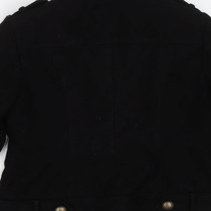 George Womens Black   Pea Coat Jacket Size 10