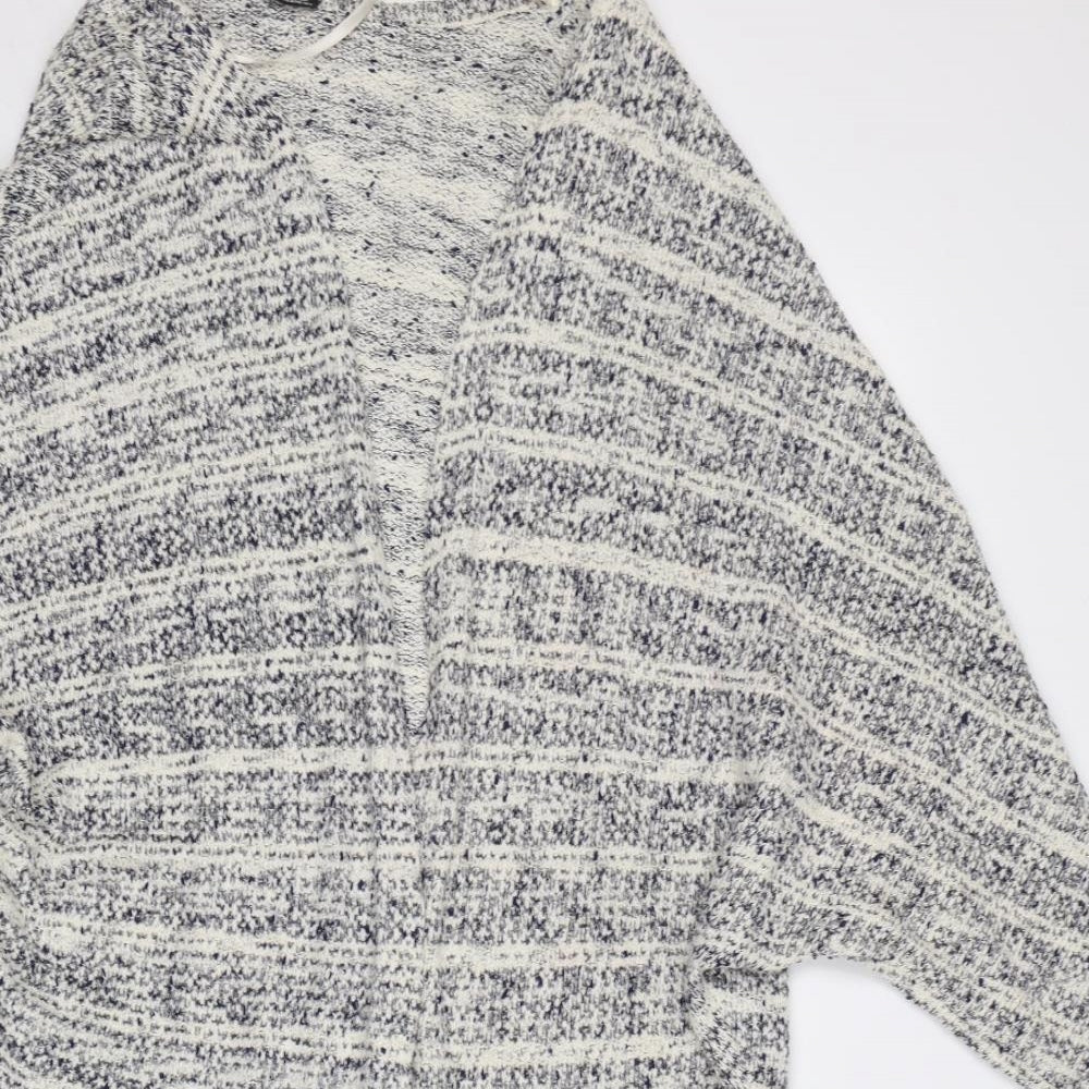 Primark Womens Grey   Cardigan Jumper Size M