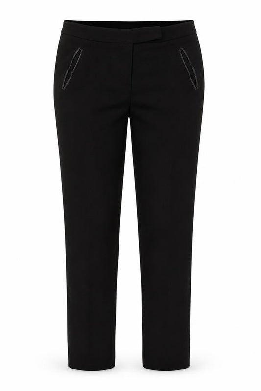 Oasis Womens Black   Dress Pants Trousers Size 8 L27 in