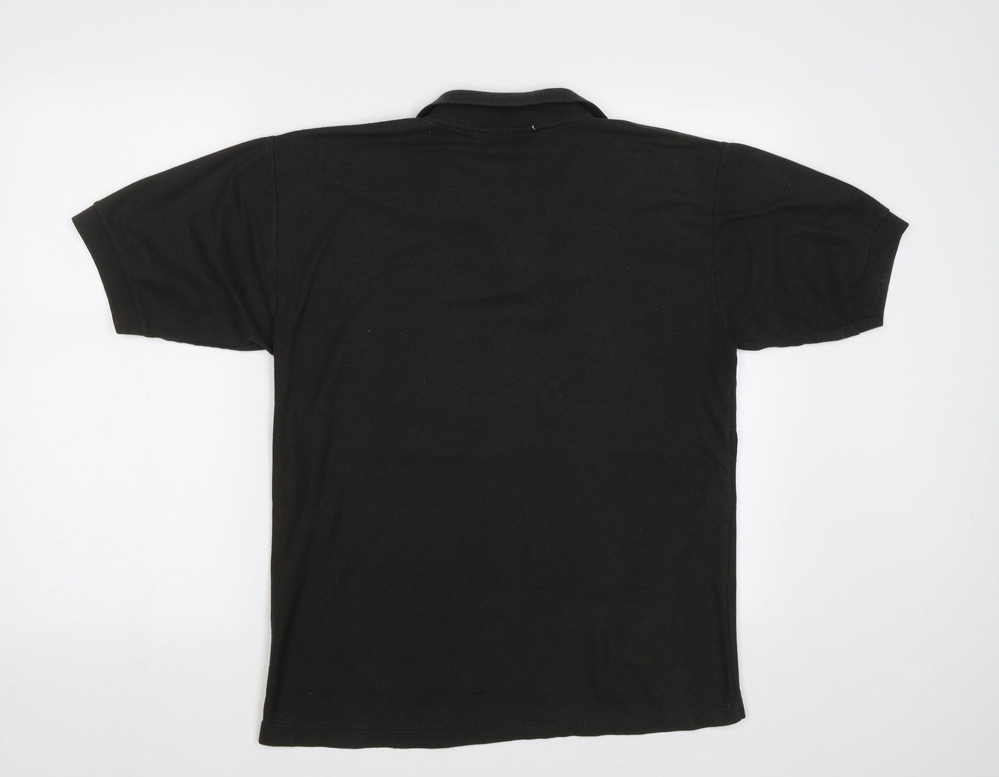 Pierre Leon Mens Black    Polo Size M