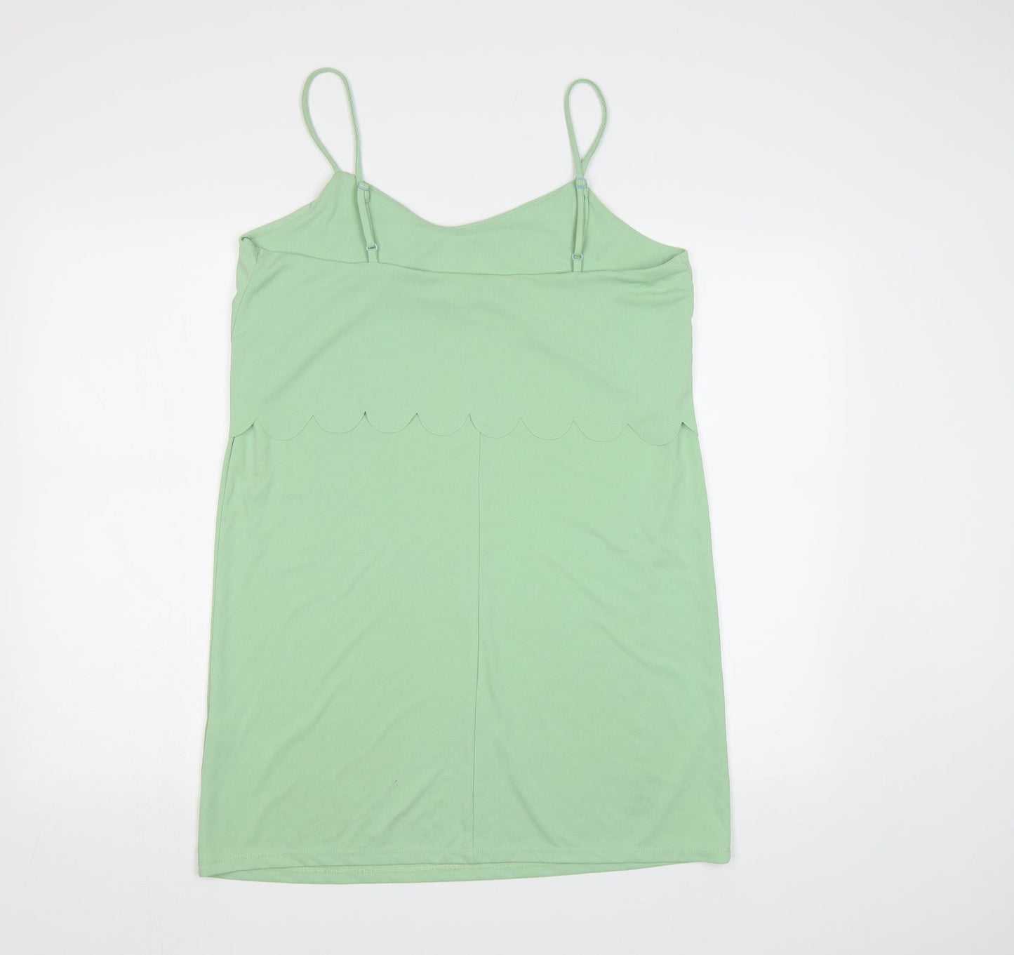 Womens UK Size 14 ASOS Green Camisole Tank