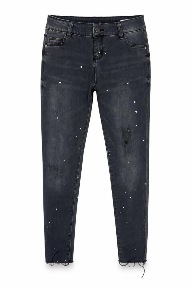 Denim Co Girls Grey   Skinny Jeans Size 9 Years