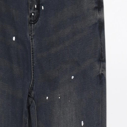 Denim Co Girls Grey   Skinny Jeans Size 9 Years